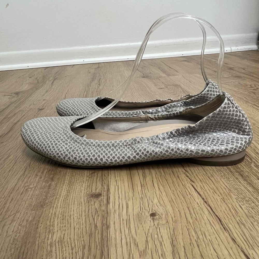Vionic Alexa Lizard Gray Snake Print Round Toe Ballet Flats Shoes Size US 9.5 - Picture 4 of 16